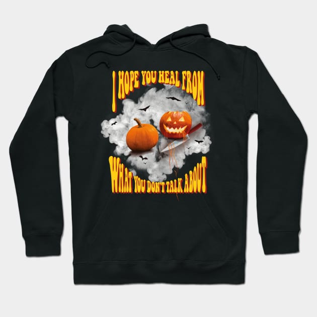 Funny Pumpkins Healing Hoodie by CatchyFunky